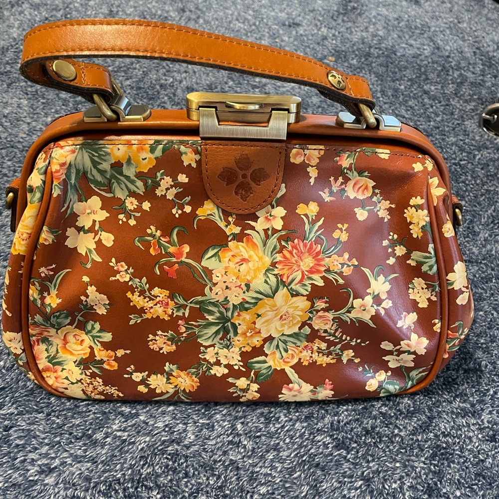 Floral Brown Women's Bag Patricia Nash Satchel Western Leather Boho